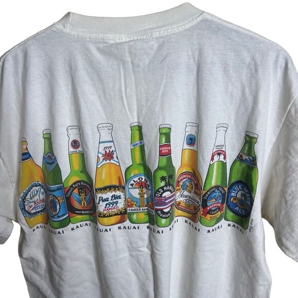 American Vintage Hawaii Kauai Beer T Shirt Large - Picture 4 of 5